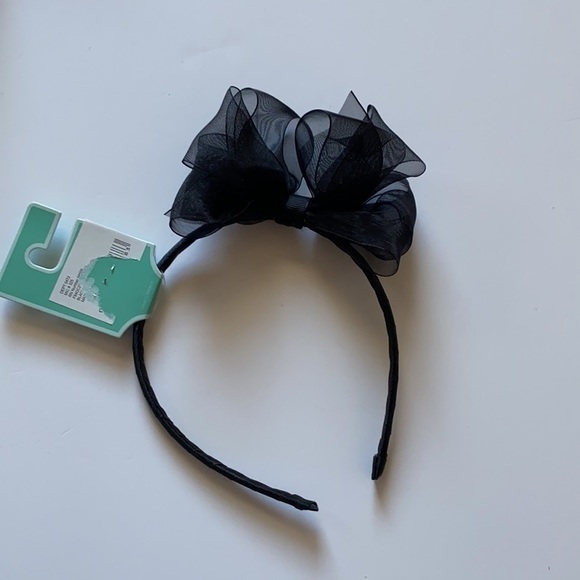 Copper Key Girl’s   Organza Bow Black Headband(Copper Key) - Picture 3 of 7